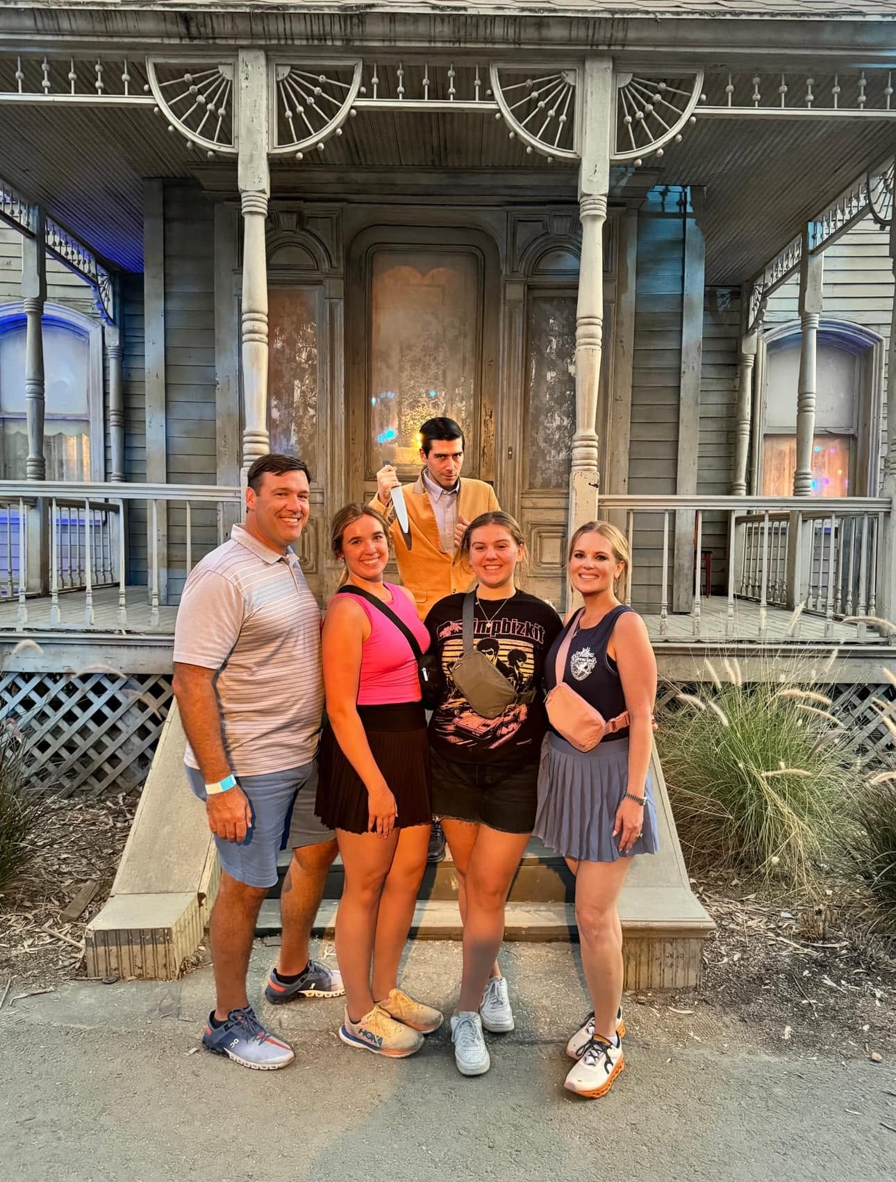The family at Universal Studios Hollywood